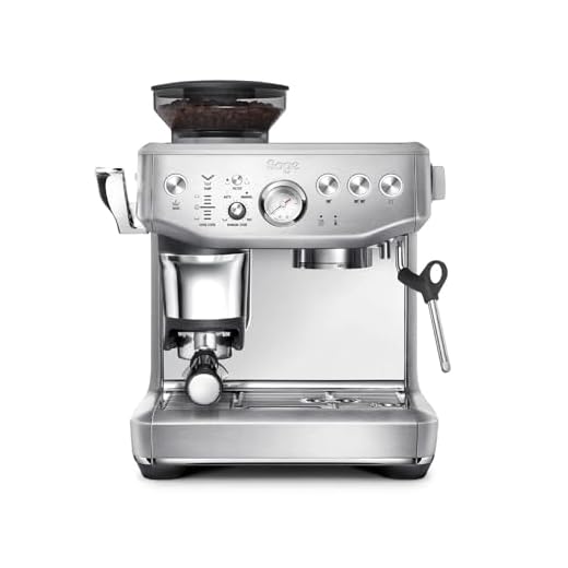 Sage - The Barista Express Impress - Bean to Cup Coffee Machine with Grinder and Milk Frother, 9 bar, PID Temperature Control, 1850 W, Cappucino, Espresso Maker,With Milk Jug, Brushed Stainless Steel