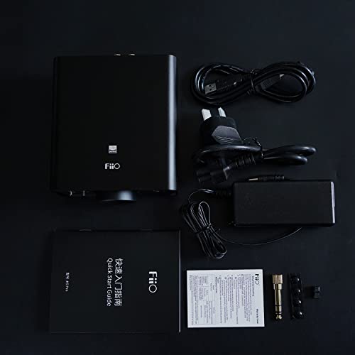 FiiO K5Pro ESS Amplifier Headphone Amps Stereo High Resolution Portable Desktop DAC 768K/32Bit and Native DSD512 for Home Audio/PC 6.35mm Headphone Out/RCA Line-Out/Coaxial/Optical Inputs (Black) by FiiO - Image 7