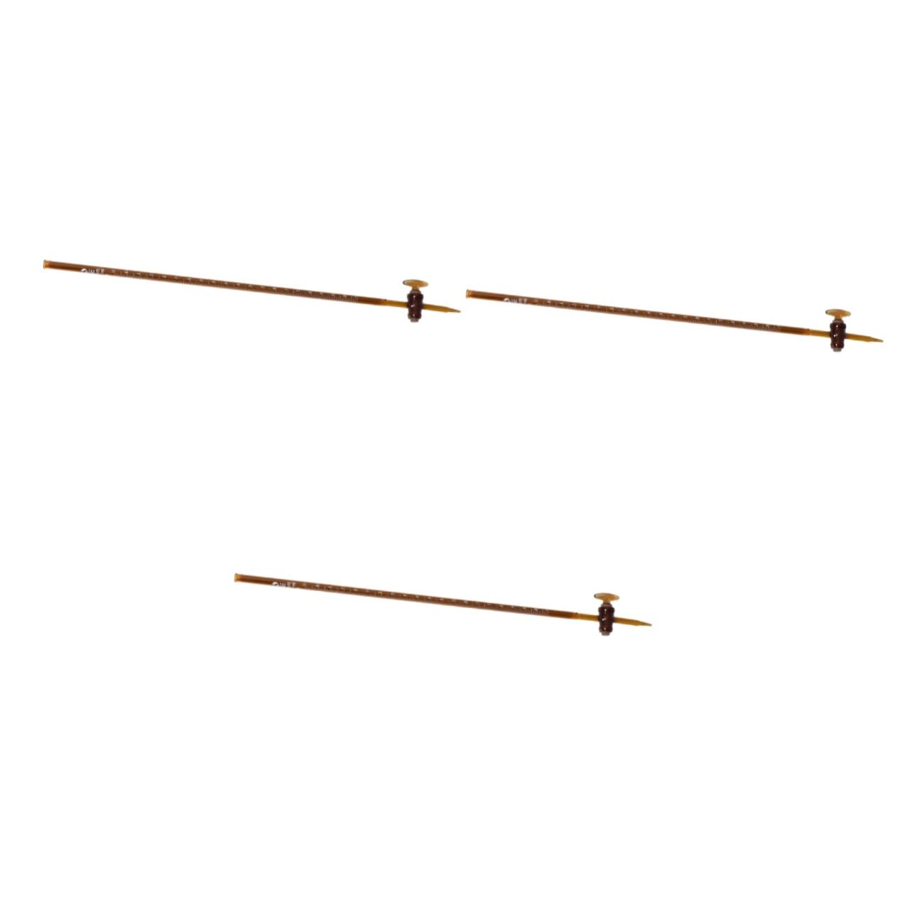 3 Pz Buretta kit rubinetti contenitore erogatore burette standard strumento da laboratorio scuola media luce misura studa bicchiere miscelatori strumento di apparato di