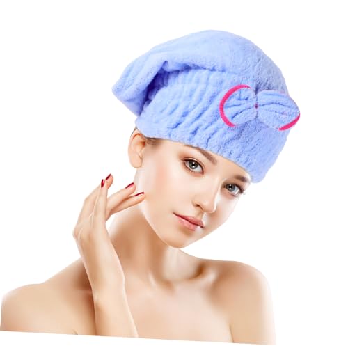 Beaupretty 3 Pçs Toalha De Secagem Rápida Para Cabelo Microfibra Toalha De Cabelo Envoltório Chapéu