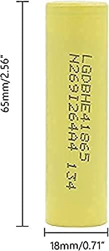 4 18-650 3.7V 2500Mah 35A Battery High Drain Rechargeable For Flashlight Power Bank #TOP1