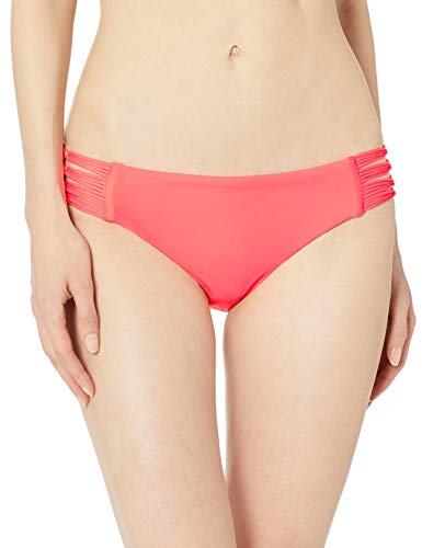Body Glove Women's Smoothies Ruby Solid Bikini Bottom Swimsuit, Vivo, Medium