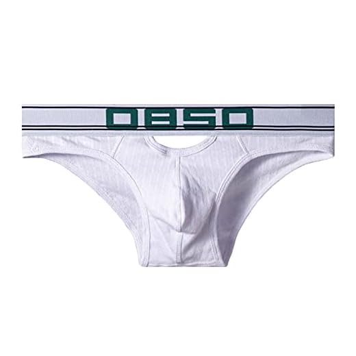 BIBOKAOKE Herrtrosor tanga mode brev tryckta underbyxor: Sexiga låga trosor underbyxor stretch slim fit trosor mjuka bekväma underkläder string string string sportiga underkläder, Vit 29, XXL