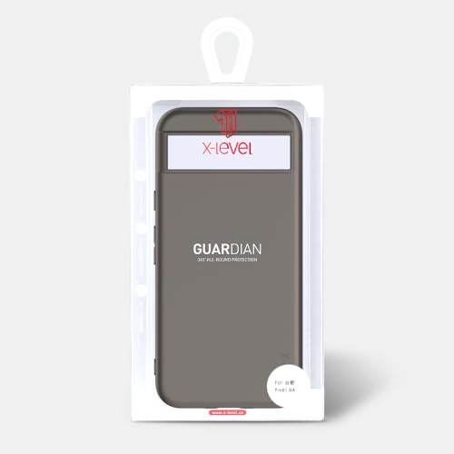 Image of X-level for Google Pixel 8A Case, Slim Fit Ultra-Thin Soft Flexible TPU Light Cases [Guardian Series] Anti-Slip Matte Finish Coating Silky Touch Protective Phone Back Cover for Pixel 8A -Gray