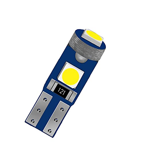 10Pcs T5 Led Bulbs Dashboard Dash Lights, Super Bright 17 37 70 74 T5 Socket Led Bulbs For Car Interior Dashboard Instrument Panel Gauge Cluster Indicators Lights #TOP6