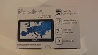 GPS Camping Car 7 Pouces NaviPro Active, Ventouse Aimanté, Europe - Maroc, Russie, Turquie, Aires De Camping - Mise A Jour Gratuite A Vie