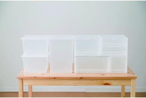 Amazon 重なるフタ付きボックス 大 27x34 7x37cm Dcm 収納ケース ボックス