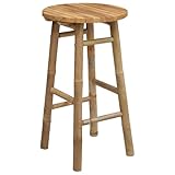 Structure en bambou : Fabriqué en bambou naturel, ce tabouret offre une alternative durable aux sièges classiques.