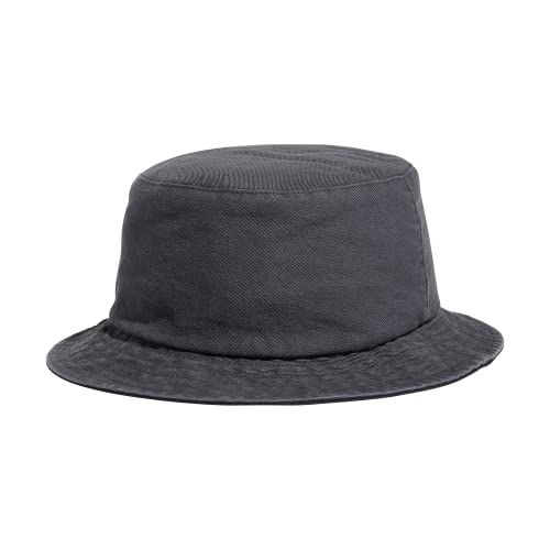 adidas Chapéu bucket masculino estilo de vida, cinza seis/ouro ousado/preto, tamanho único