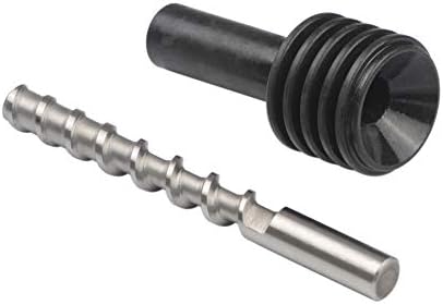 POLISI3D DIY Parts Pellet Feeding Screw Rod and Heat Break Tube Holder for Pellet Extruder Large Format 3D Printer Accessories and Particle Blast Cleaning Machi