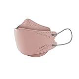 HEKAS® 5 Pack Face Masks for Men, Women, UK Certified FFP2, Face Mask to Protect - Dust & Bacteria, Cotton Face Masks for Winter, Cycling, Work, IIR Filter Efficiency ≥ 99%, Soft Earloops, Dusty Rose