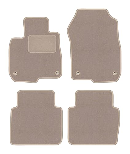 Tapis de voiture en velours beige haut de gamme pour Honda CR-V V SUV protection habitacle