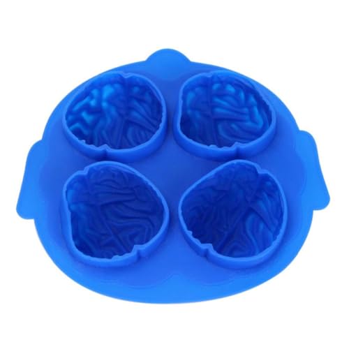 Molde silicona flexible 3D cerebro 15 x 3.5 cm miniatura 1