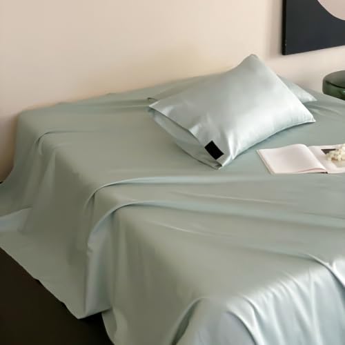 Drap plat 180x230cm coton gris foncé drap lit double uni été - 4