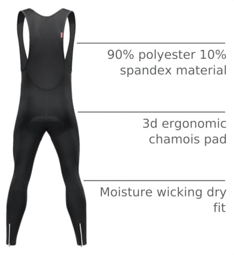 qualidyne Men's Thermal Bib Tights
