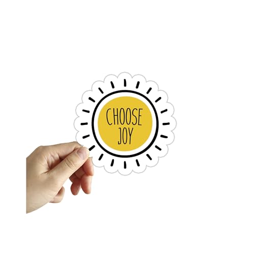 Choose Joy Sticker Happiness Karma Spark of Energy Stickers Laptop