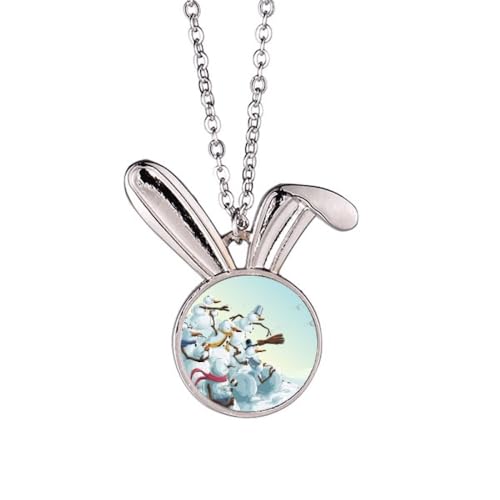 Collier bonhomme de neige et lapin pour sublimer vos tenues d'hiver
