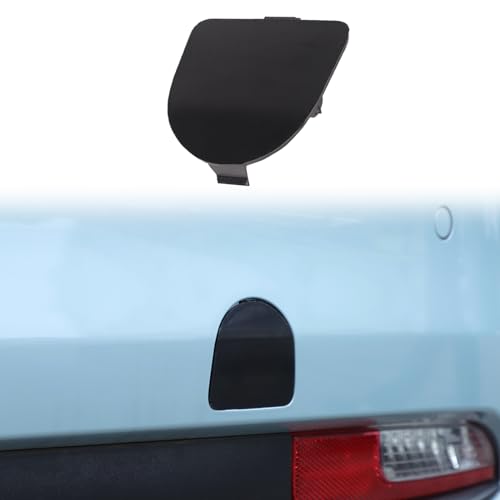 Rear Bumper Towing Eye Cover Molding Accessorie Compatible with Fiat 500 2016-2024 Car Rear Bumper Tow Hook Eye Coupler Trailer Cover Cap