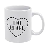 Compladeta Boyfriend Coffee Mugs Dat Beard Funny Valentine'S Day Coffee Lovers Cup, Great Novelty Gift, 11 Oz Tea Cup For Men & Women