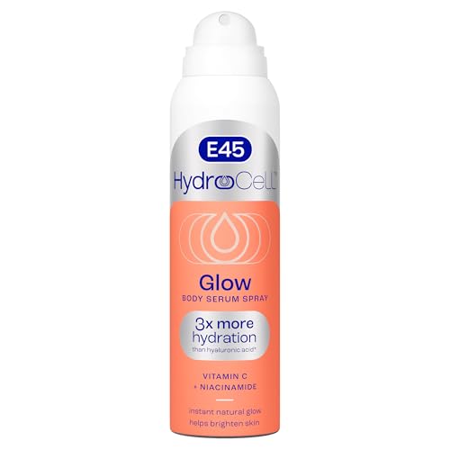 E45 HydroCell Glow Body Lotion Serum Spray Moisturiser with Vitamin C 200ml