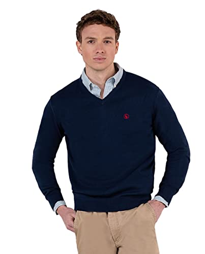 El Ganso Jersey Cuello Pico Garment Dyed Marino Cover