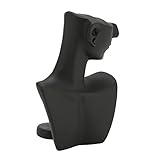 Taidda Busto per Esposizione di Gioielli in Resina Nera, Elegante Collana, Manichino, Supporto per Catena di Orecchini Pendenti, Elegante Decorazione per la Casa