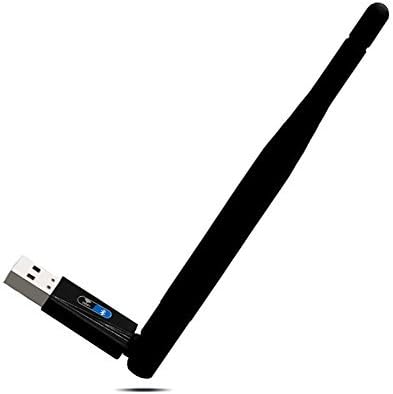 Wireless Wifi Adapter with Bluetooth 4.0 Speed up to 150Mbps for PC Laptops Support Win 7 8 8.1 10 XP vista Linux with Built-in Antenna with External Antenna