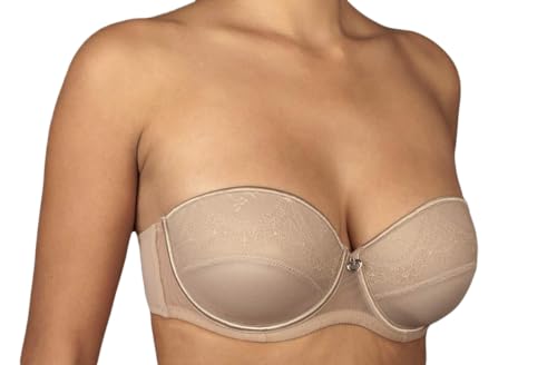 Selene Micaela Sujetador con Aros, Beige (Tierra), 100 (Tamaño del Fabricante:C.100) para Mujer