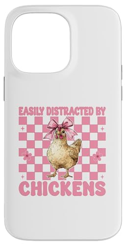 Easy Distracted By Chickens `Lt@[ `LK[ }} X}zP[X iPhone 14 Pro Max p