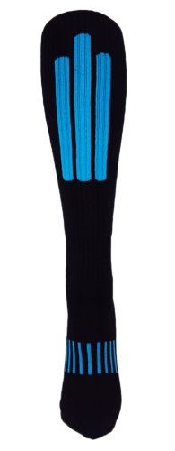 Black with Cyan and Pink APeX Fitness Knee-High Socks3