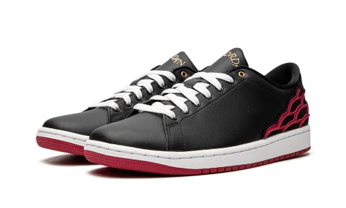 Men's Jordan Centre Court Black/White/Metallic Gold/Mystic Hibiscus (DQ8577 001)2