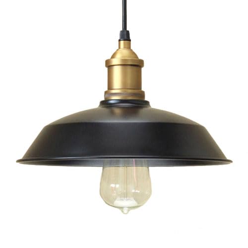 Suspension cache-pot industrielle E27 luminaire design