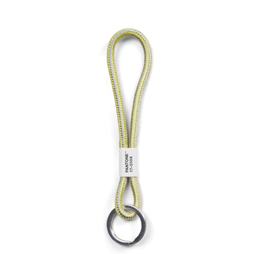 Pantone Key Chain Short COY21 (Mix col.), Nylon, Illuminating 13-0647 & Ultimate Gray 17-5104, One Size 101302021