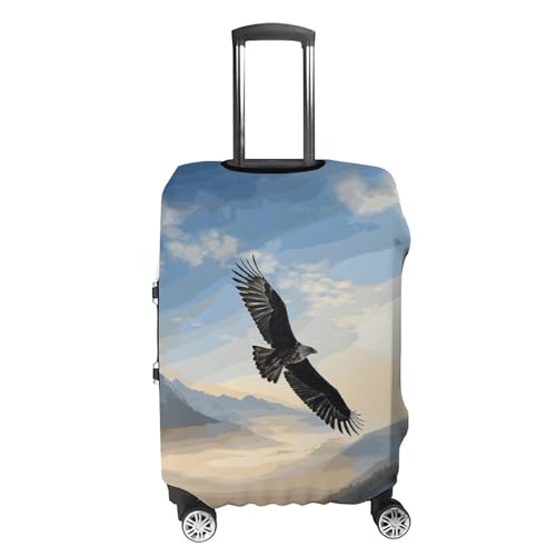 Eagle Mountains Printed Luggage Cover Protector, Fits 18-32 Inch Luggage4
