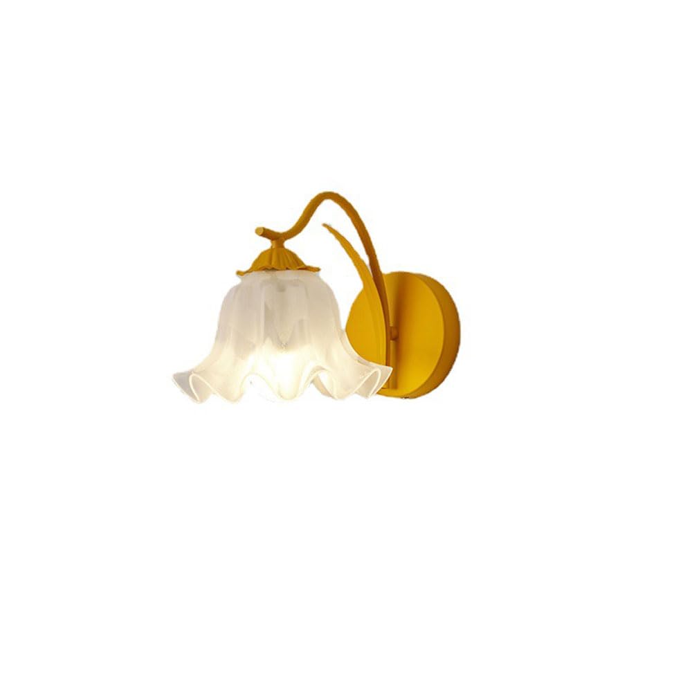HUAYUSEDF Nordic Wall Sconces - E27 Acrylic Shade Plug-in Reading Lamps for Corridor, Loft, Cafe, and Home Decor