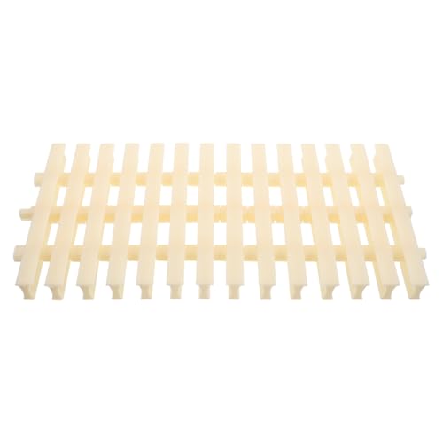 DOITOOL Alfombrilla de Rejilla de Drenaje para Buzón 35x18 Cm, Tapete Antideslizante de Plástico Resistente al Agua para Protección de Correo en Exteriores, Adecuado para Patios y