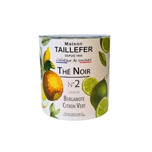 Maison Taillefer – Thé noir Bergamote Citron vert 60 g – N°2