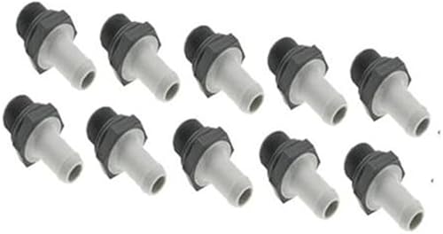 ZAPYVET Válvula de escape válvula retención PCV ventilación positiva del cárter coche 10 piezas, for GM SPARK 96991801 V38-0323 OCV-003 2T1034 Válvula Pcv de ventilación del cárter