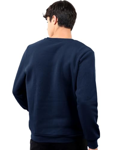 Image of EYEBOGLER Men's Cotton Blend Round Neck Sweatshirt