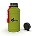 Bouteille d'eau en acier inoxydable Daikoku - 2,2 l sans BPA - Utile pour la gym et toutes sortes de pratiques sportives - Thermos à double paroi 12 à 24 heures - Vert foncé