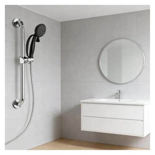 Support de pomme de douche universel orientable accessoire salle de bain pivotant - 4
