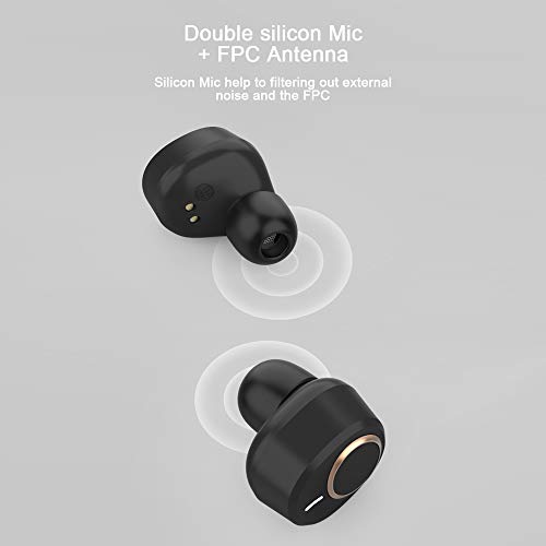 Andoer Fone de ouvido sem fio Lenovo X18 BT 5.0 TWS Fone de ouvido esportivo à prova d'água Fone de