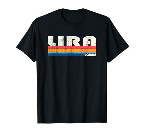 Il perfetto design retrò Lira, UGA hipster! Questo design retrò ha Lira in un fresco carattere di ritorno con sottolineatura a strisce colorate. Il look invecchiato di questo design gli conferisce un look classico vintage che tutti ameranno