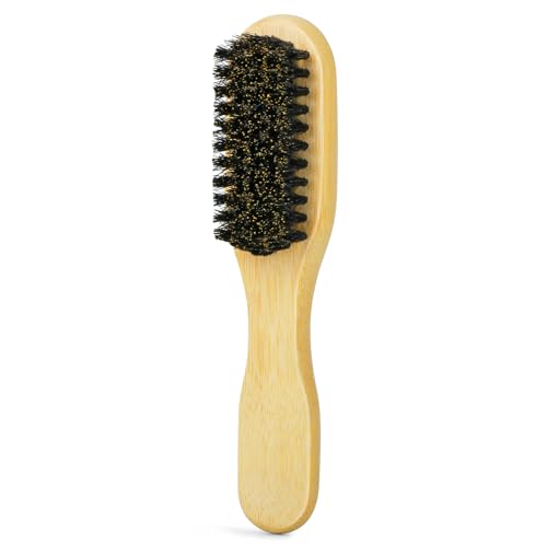 Slick Back Hair Brush - Travel Brush for Styling, Polishing, and Smoothing Baby Hair Frizz and Straight Hair