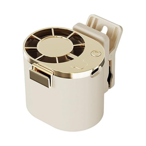 Ventilador de pinza compacto | Electrodoméstico de verano sin aspas – Ventilador personal de pinza para coche – Para viajes desplazamientos diarios festivales musicales bicicleta transporte público