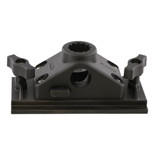 Scotty adaptador de pista gunnel #340L con base de bloqueo de 3 pulgadas anticorrosión 2