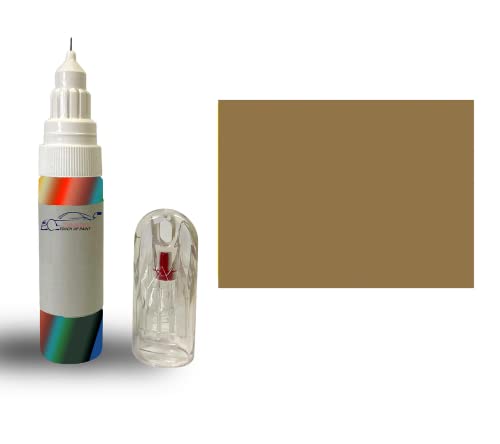 Xtremeauto RAL 1036 Pearl gold Pen Dull Matt Matte Touch Up Paint Brush Repair Scratch Upvc Pvc Metal Wood