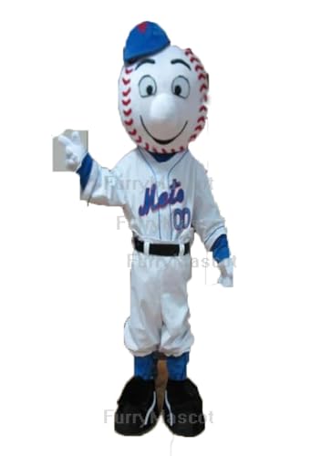 New Ballpark Mr Met Suit Mascot Costume Party Carnival Costumes