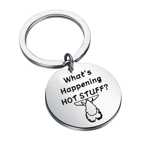 Sixteen Cande Movie Quote keychain 80s Movie Lovers Gift What's Happening HOT STUFF, Hot Stuff, S Cover