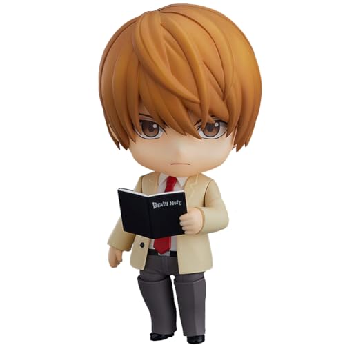 Xinnice Death Note - Figura de manga - 10 cm - Light Yagami - Con accesorios intercambiables - Estatua de PVC - Modelo de colección - Regalo para fans del anime